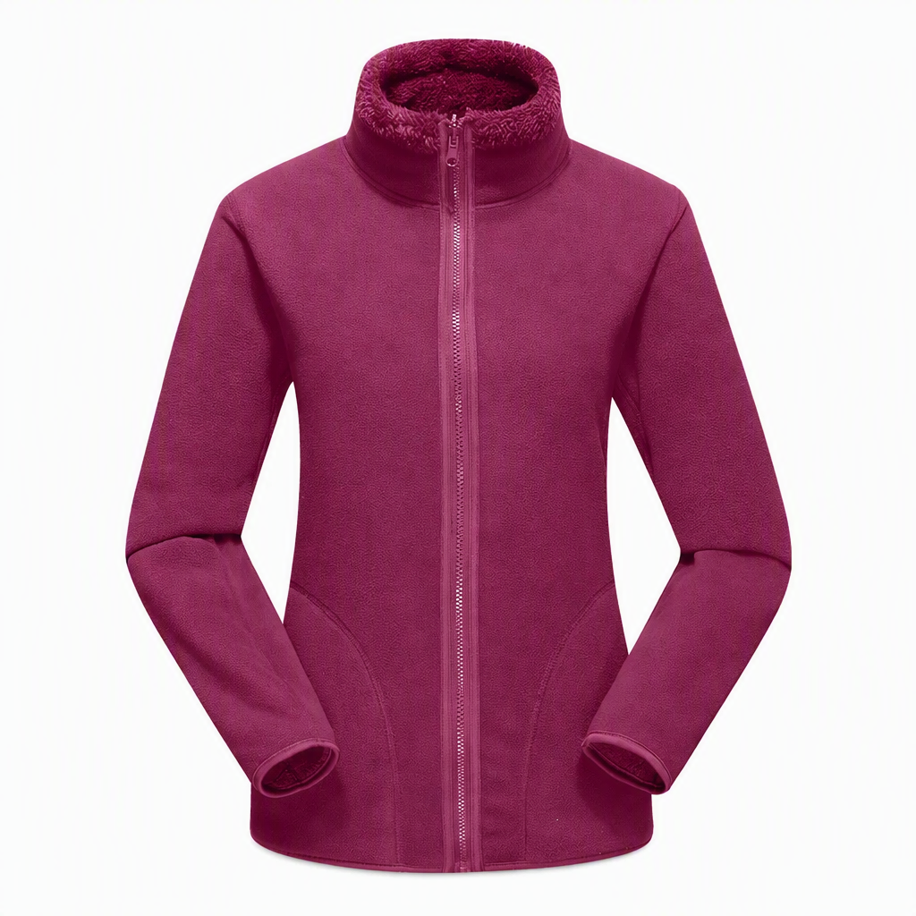 ❄️ Pratique et polyvalente | Veste chaude réversible unisexe à col montant et zip