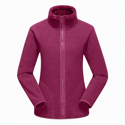 ❄️ Pratique et polyvalente | Veste chaude réversible unisexe à col montant et zip