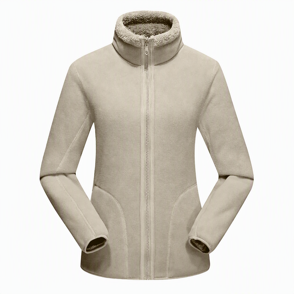 ❄️ Pratique et polyvalente | Veste chaude réversible unisexe à col montant et zip