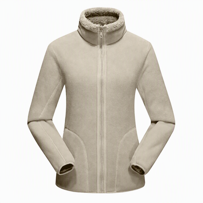 ❄️ Pratique et polyvalente | Veste chaude réversible unisexe à col montant et zip