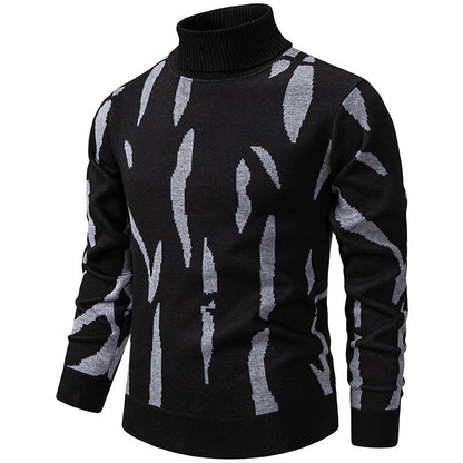 🧶 Chaud et stylé | Pull roulé slim décontracté pour homme