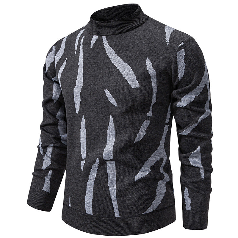 🧶 Chaud et stylé | Pull roulé slim décontracté pour homme