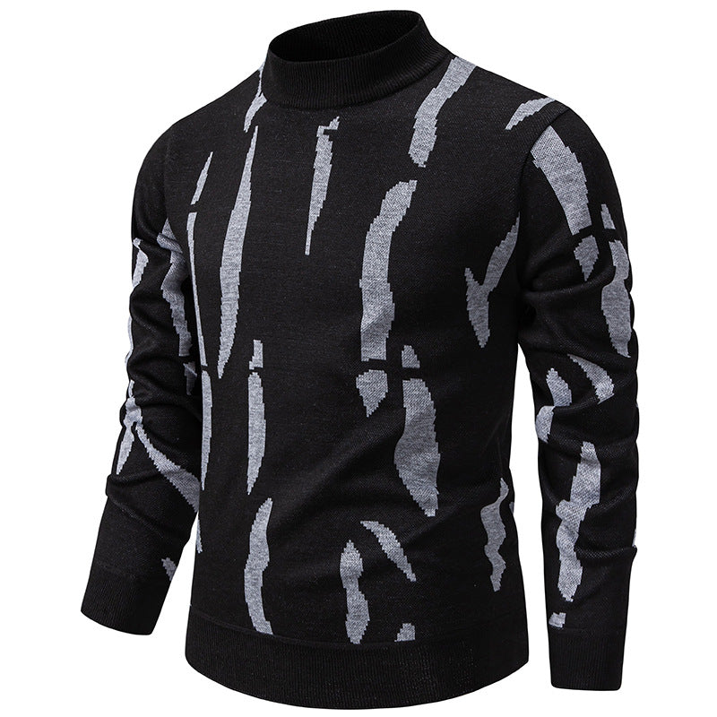 🧶 Chaud et stylé | Pull roulé slim décontracté pour homme