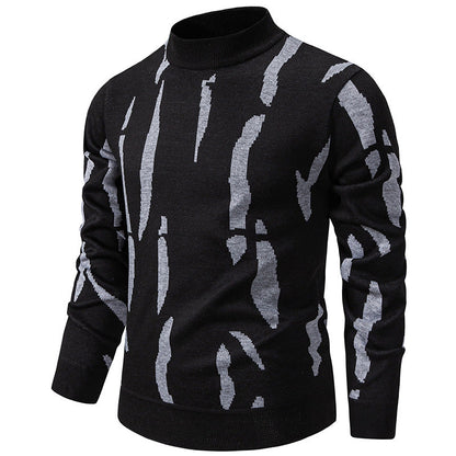 🧶 Chaud et stylé | Pull roulé slim décontracté pour homme