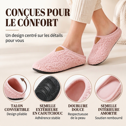 Pantoufles unisexes légères, douces et chaudes