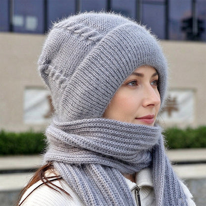 💖 Doux et agréable au toucher | Écharpe d'hiver à capuche pour femme