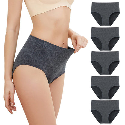 Culottes féminines taille haute, élastiques et respirantes