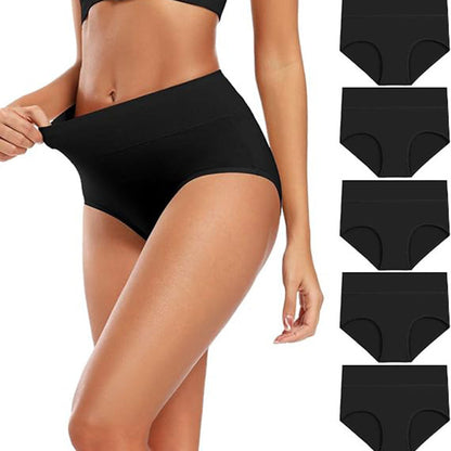 Culottes féminines taille haute, élastiques et respirantes