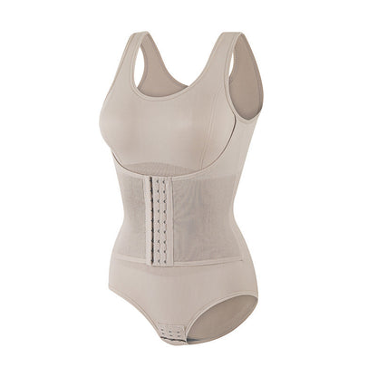 Body sculptant amincissant sans couture à effet ventre plat