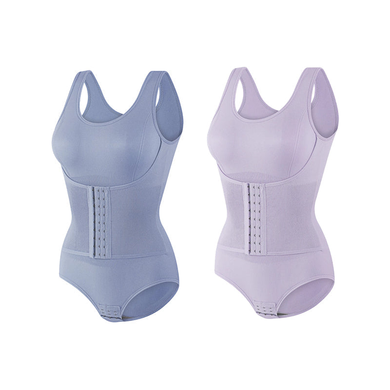 Body sculptant amincissant sans couture à effet ventre plat