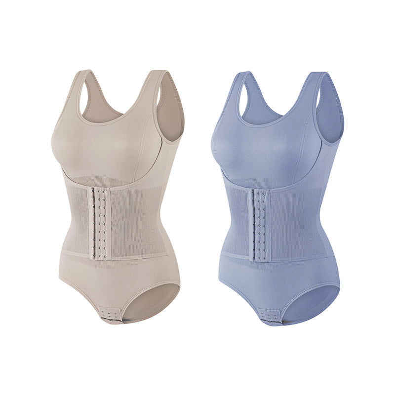 Body sculptant amincissant sans couture à effet ventre plat