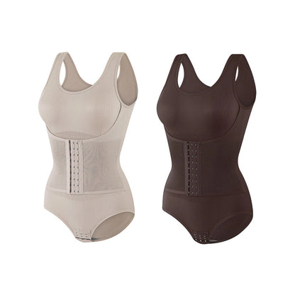 Body sculptant amincissant sans couture à effet ventre plat