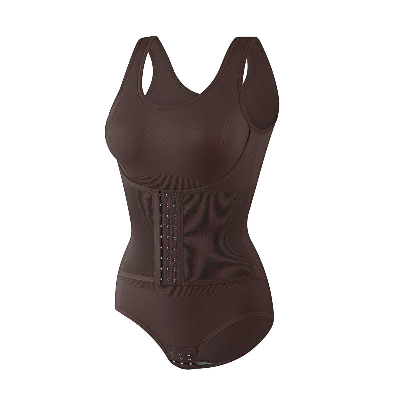 Body sculptant amincissant sans couture à effet ventre plat