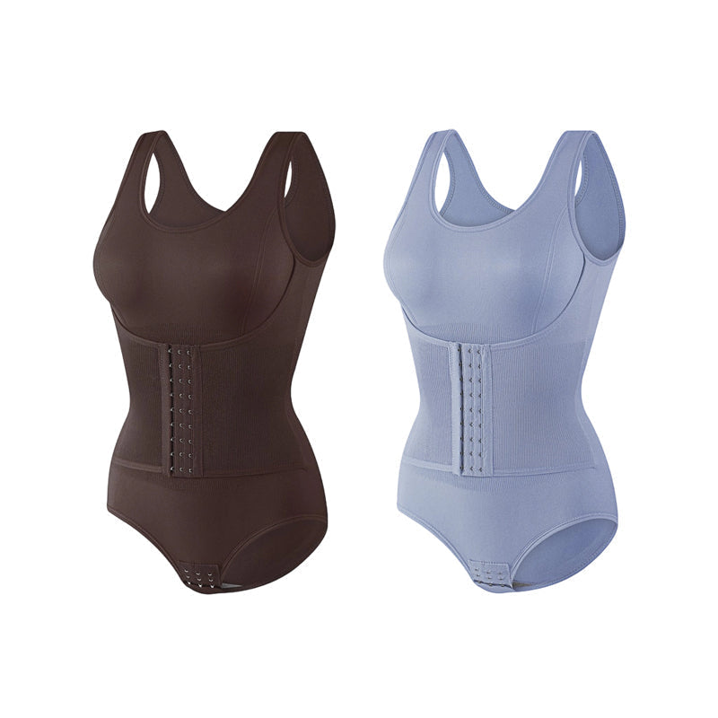 Body sculptant amincissant sans couture à effet ventre plat