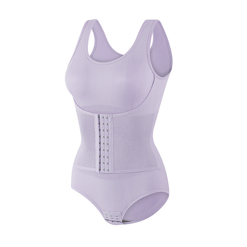 Body sculptant amincissant sans couture à effet ventre plat