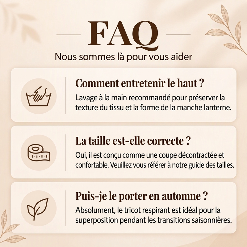 Haut à manches longues patchwork décontracté pour femmes