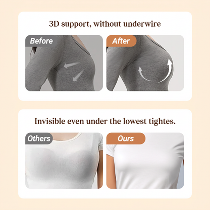 Soutien-gorge sans coutures, confortable, à fermeture sur le devant et sans armatures