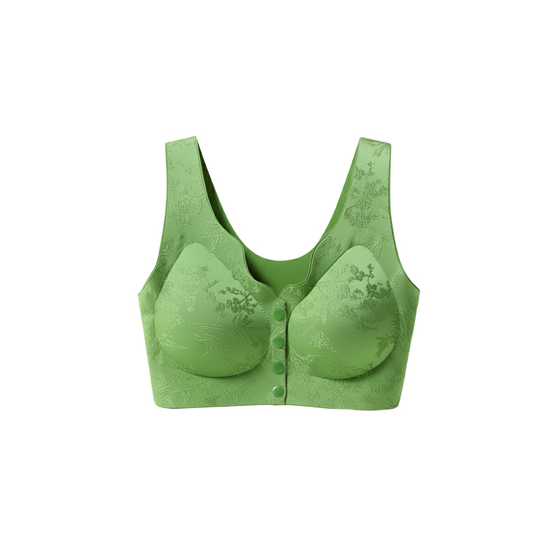 Soutien-gorge sans coutures, confortable, à fermeture sur le devant et sans armatures
