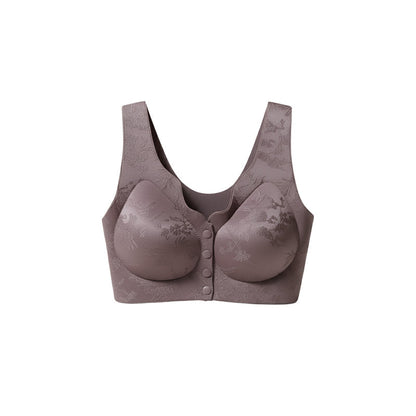 Soutien-gorge sans coutures, confortable, à fermeture sur le devant et sans armatures