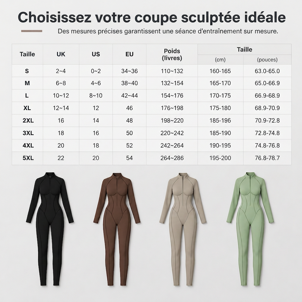Combinaison femme côtelée à col montant et demi-zip, body de yoga et fitness à maintien élevé
