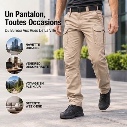 Pantalon cargo multipoche résistant pour homme