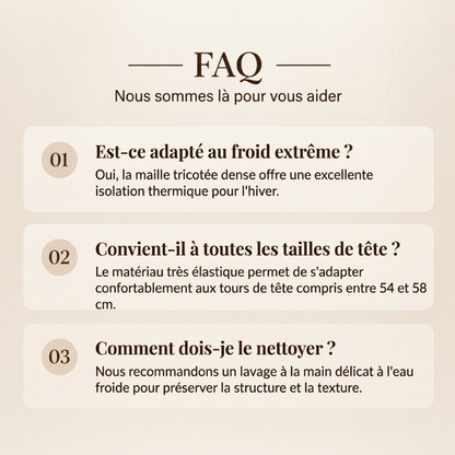 🧢 Chaud et original | Bonnet en maille unisexe avec visière