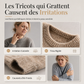 🧶 Pull en maille oversize à col rond et à blocs de couleurs pour femme, tendance et confortable ✨