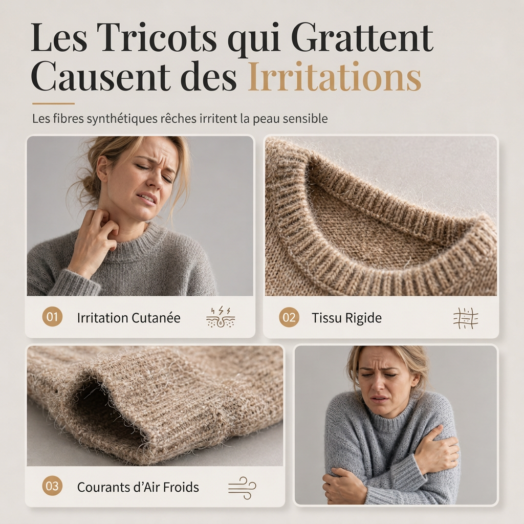 🧶 Pull en maille oversize à col rond et à blocs de couleurs pour femme, tendance et confortable ✨