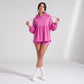 ✨ Sweat-shirt à capuche ample pour femme, avec ourlet volanté féminin 🧶
