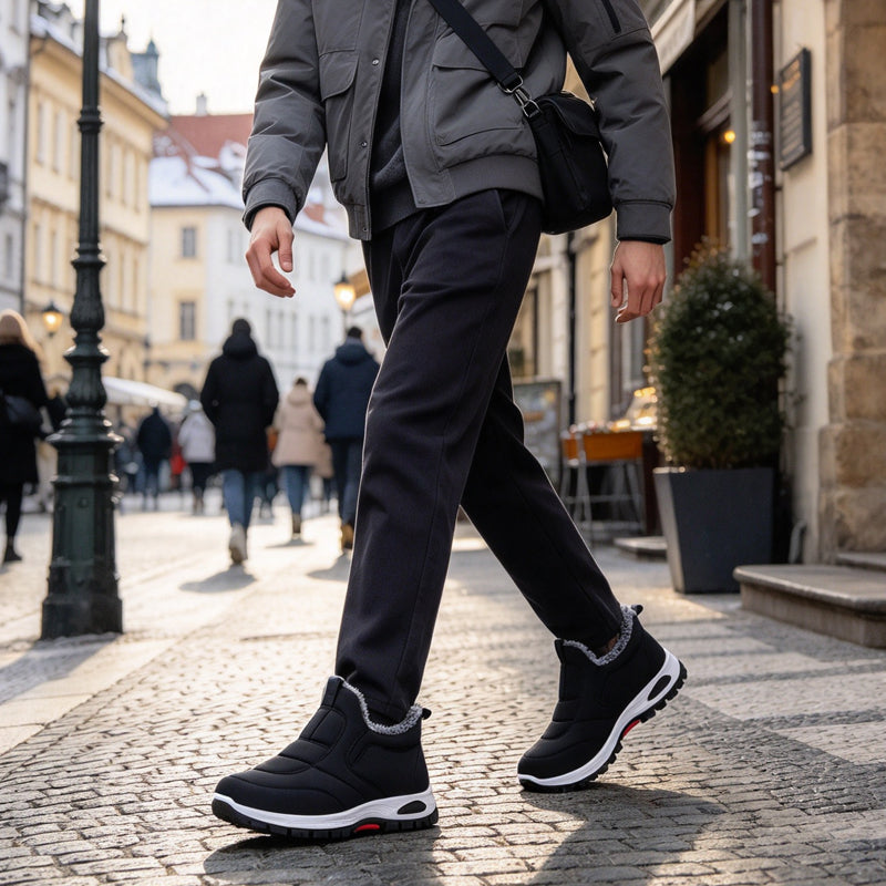 ❄️ Chaussures de neige d'hiver chaudes et faciles à enfiler pour hommes et femmes 🥾